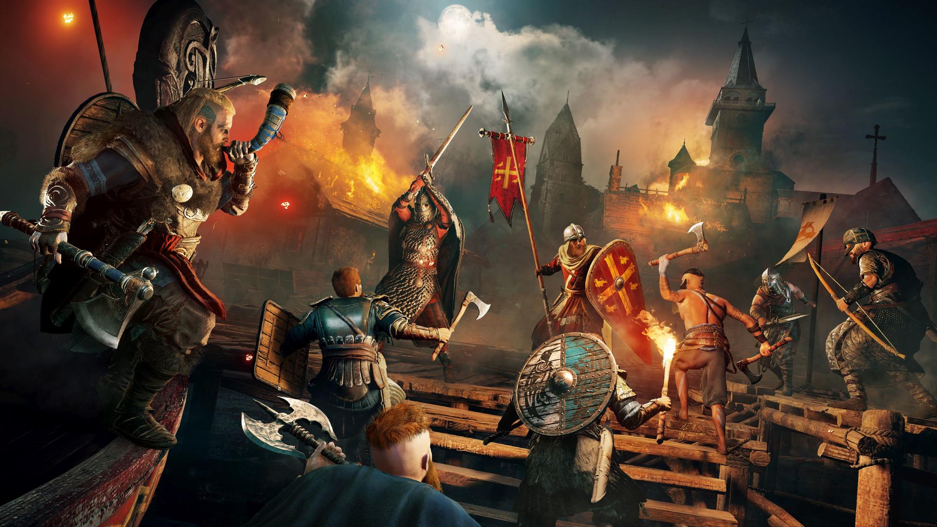 Đĩa Game PS4 Assasins Creed Valhalla