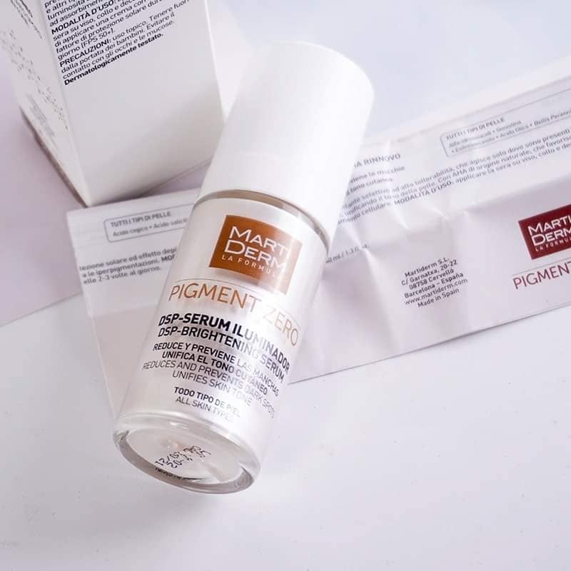 Tinh Chất Làm Sáng Da, Mờ Thâm - MartiDerm Pigment Zero DSP Serum Illuminator (30ml)