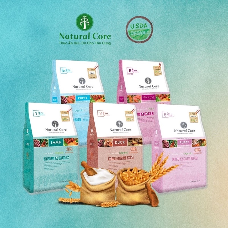 [ Q5 ] Thức ăn nhập khẩu Hàn Quốc Natural Core