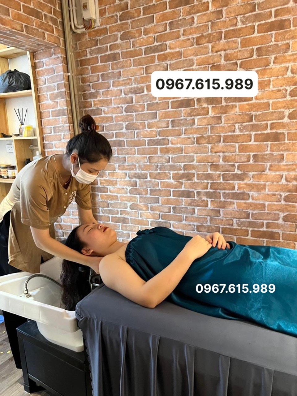 Váy quây spa lụa cao cấp, mát nhiều màu chất vải dày dặn