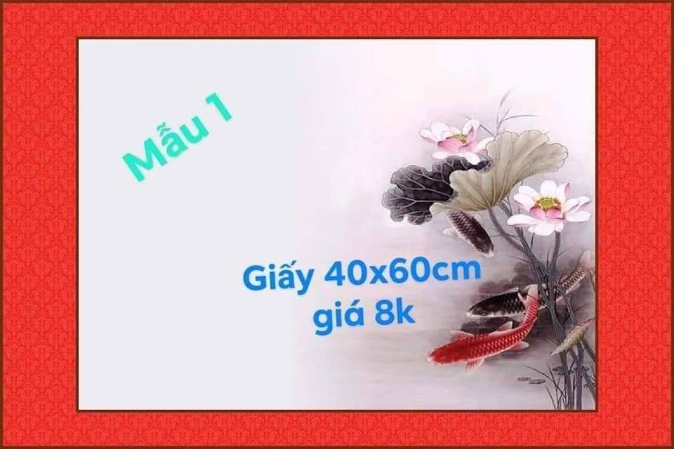 combo 10 tờ Giấy viết thư pháp 40x60cm