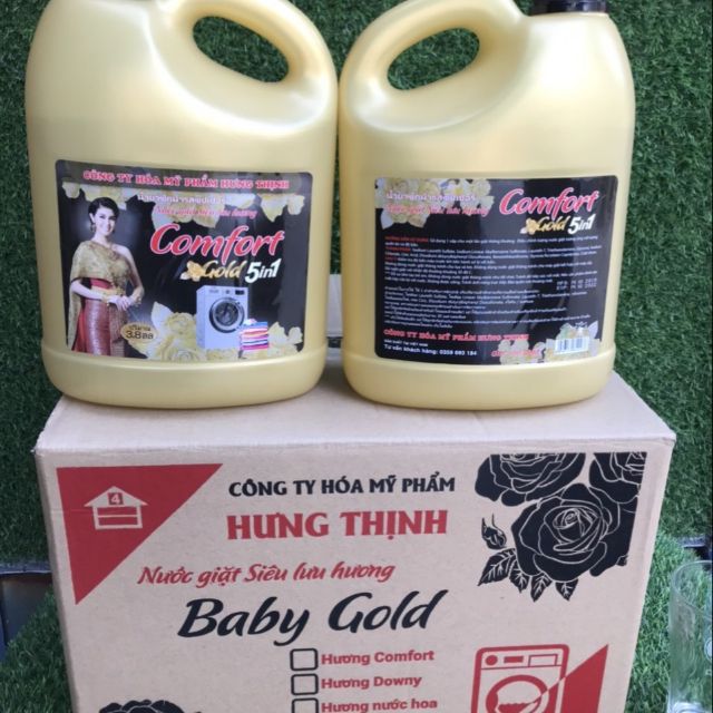 [ĐƠN 49K FREESHIP 15K] Nước giặt xả Baby Gold 5in1 ( can 3 lít 8 )