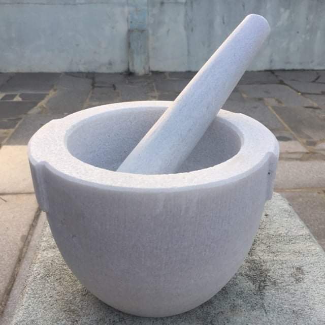 Cối đá Non Nước size 20cm ( không đánh bóng kèm chày)