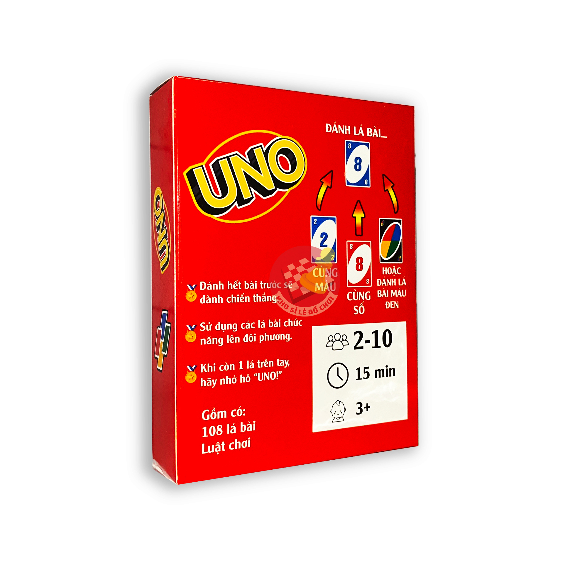[HCM]Bài UNO cơ bản loại tốt giấy cứng (108 lá) - Boardgame UNO
