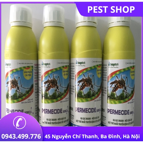 [XẢ KHO] hóa chất diệt côn trùng Permecide 50EC chai 50ml