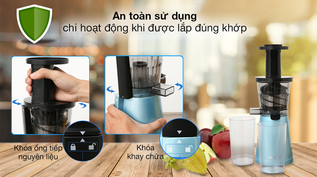 Máy Ép Trái Cây Tốc Độ Chậm Kalite KL-530 [ GIAN HÀNG UY TÍN][HÀNG CHÍNH HÀNG]