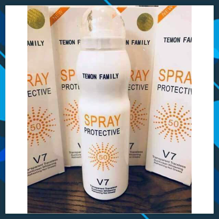 [HCM]KEM CHỐNG NẮNG DẠNG XỊT SPRAY PROTECTIVE V7 180ml