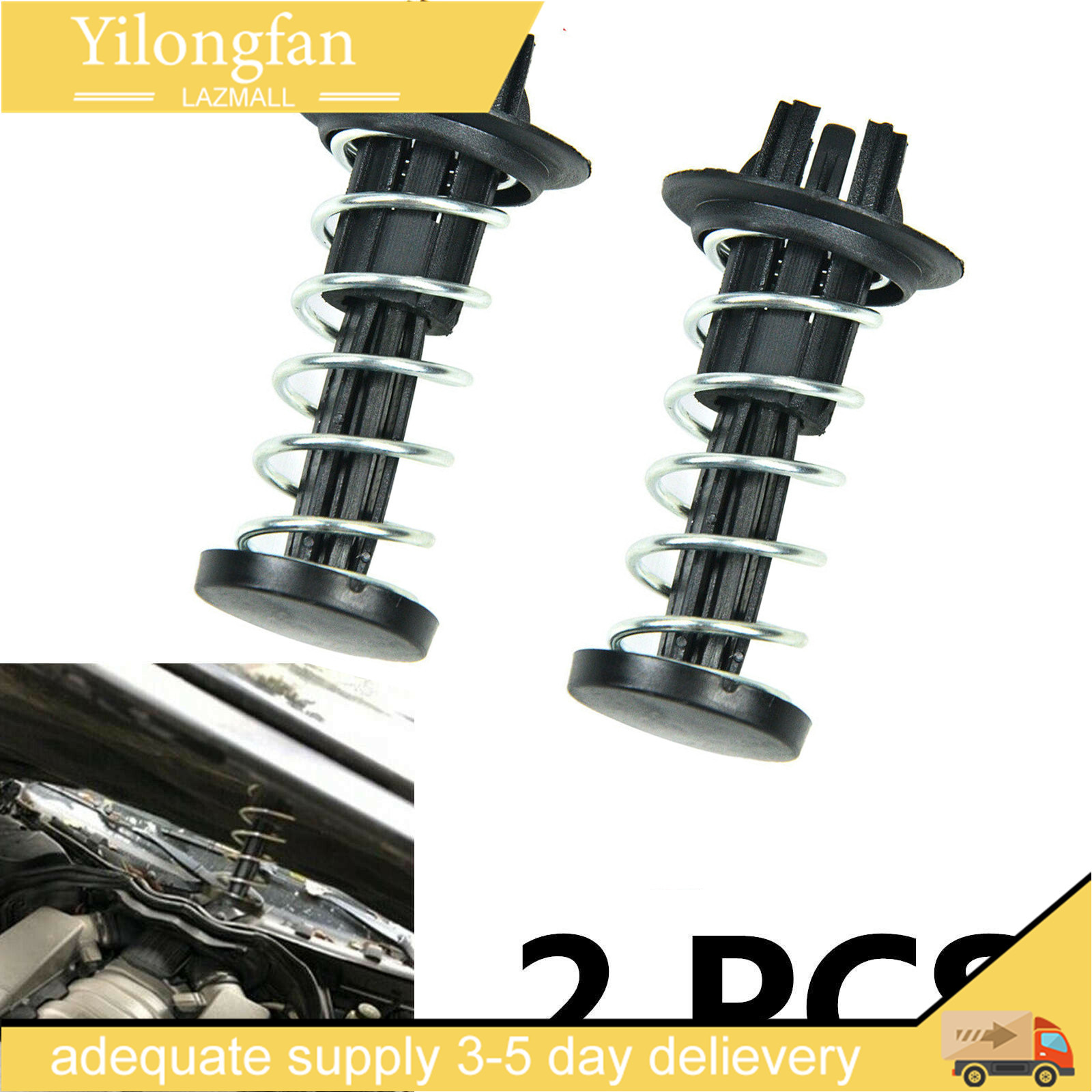 2X Hood Springs 2048800127 Dành Cho Mercedes C-Class & E-Class & S-Class & GLK-Class