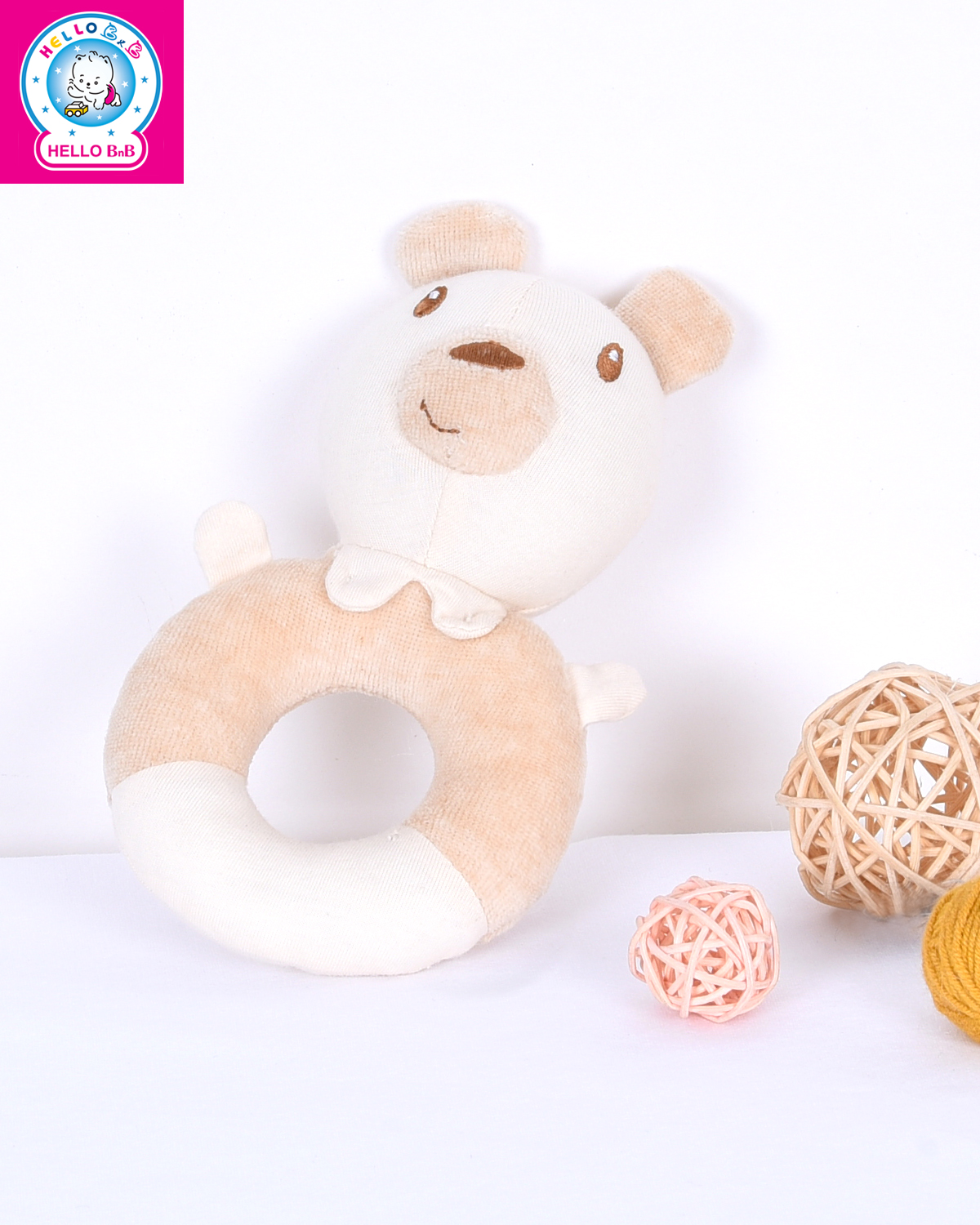 Thú bông gấu lục lạc 15.5cm - PK1605