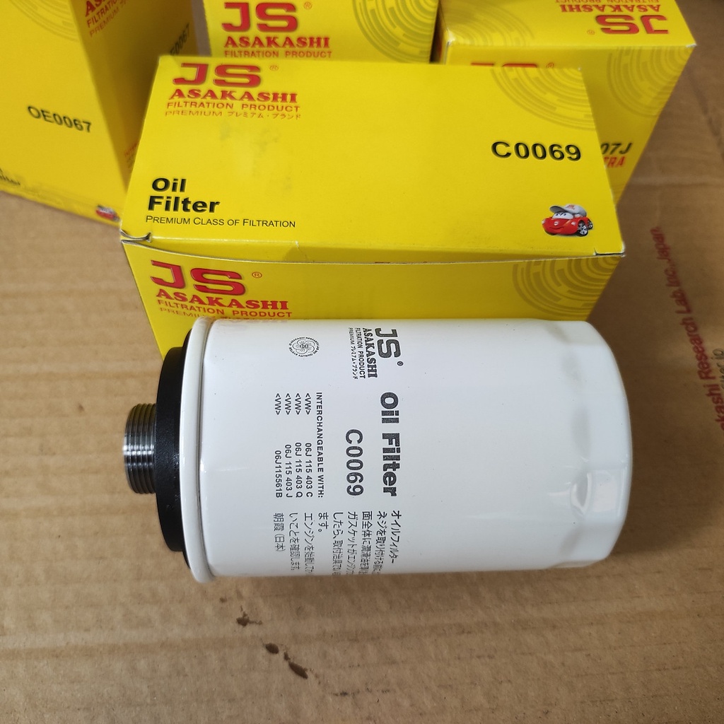 Lọc nhớt Audi TT 2007-2014 JS Asakashi
