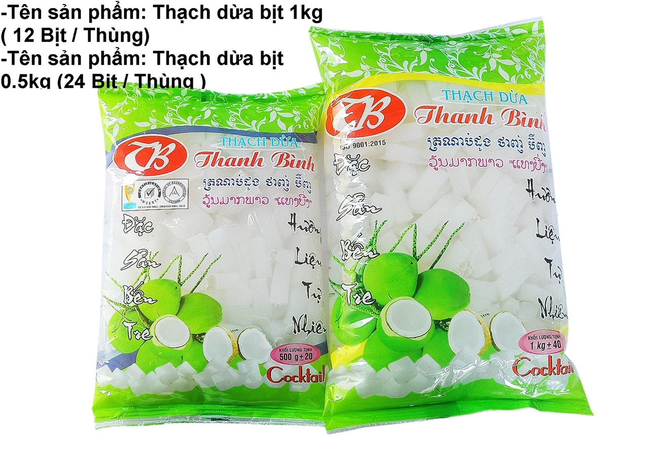 Thạch Dừa Thanh Bình Túi 500g/ 1Kg