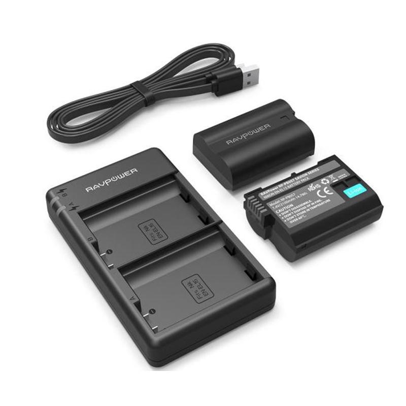 Bộ Pin Sạc RAVPower EN-EL15B for Nikon