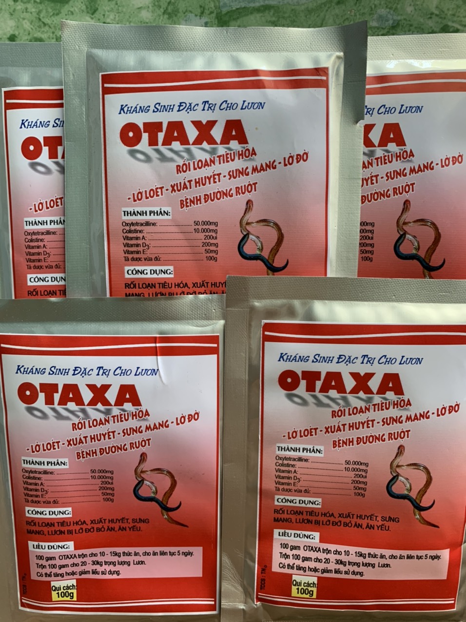 Otaxa kháng sinh đặc tri cho con lươn