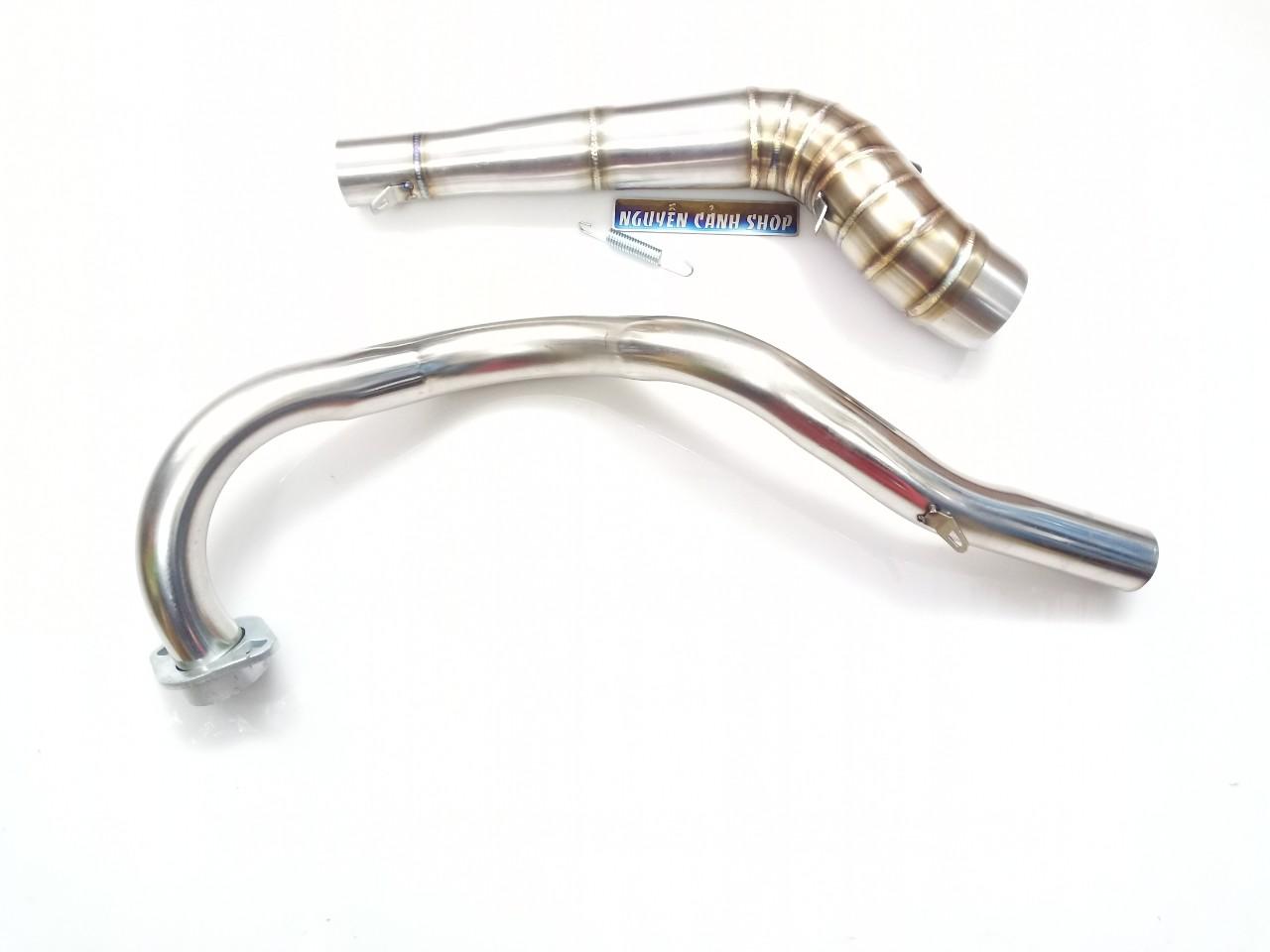 cổ pô exciter 150 gắn lon mẫu STB