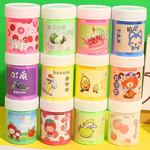 SLIME BASIC CẦU VỒNG 150ML 🌈 RAINBOW BASIC SLIME - SLIME BASIC BÓNG ĐẶC - SLIME BASIC
