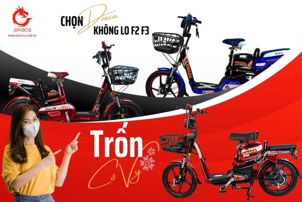 Xe đạp điện Draca A9 - Nam Long Draca