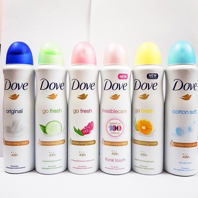 Xịt khử mùi Dove 150ml - ORIGINAL