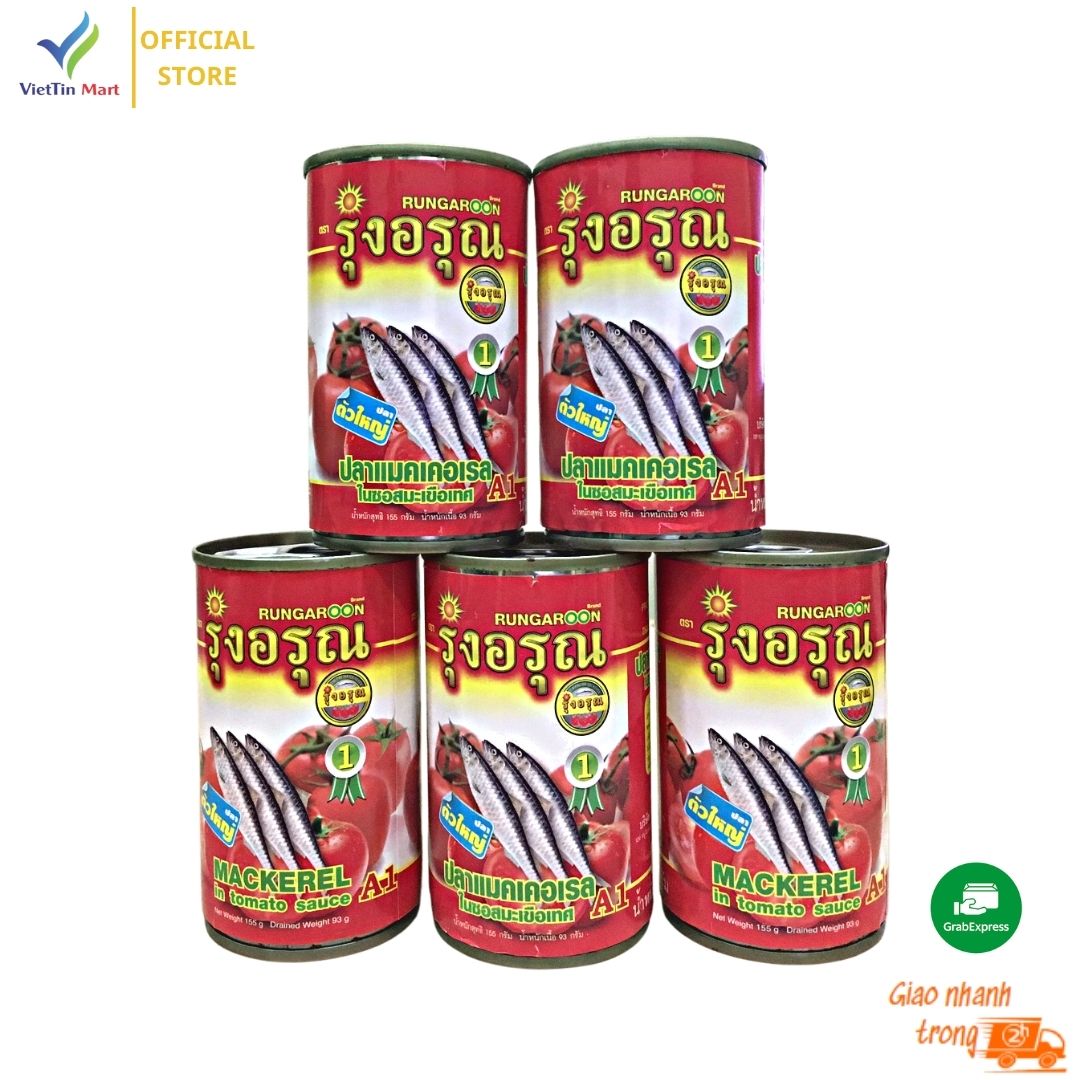 Cá mòi sốt cà rungaroon đóng hộp thái lan 155g