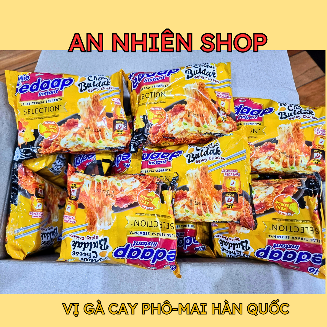 [NEW 2023] Mì Trộn Sedaap - Vị gà cay Phô-mai Hàn Quốc