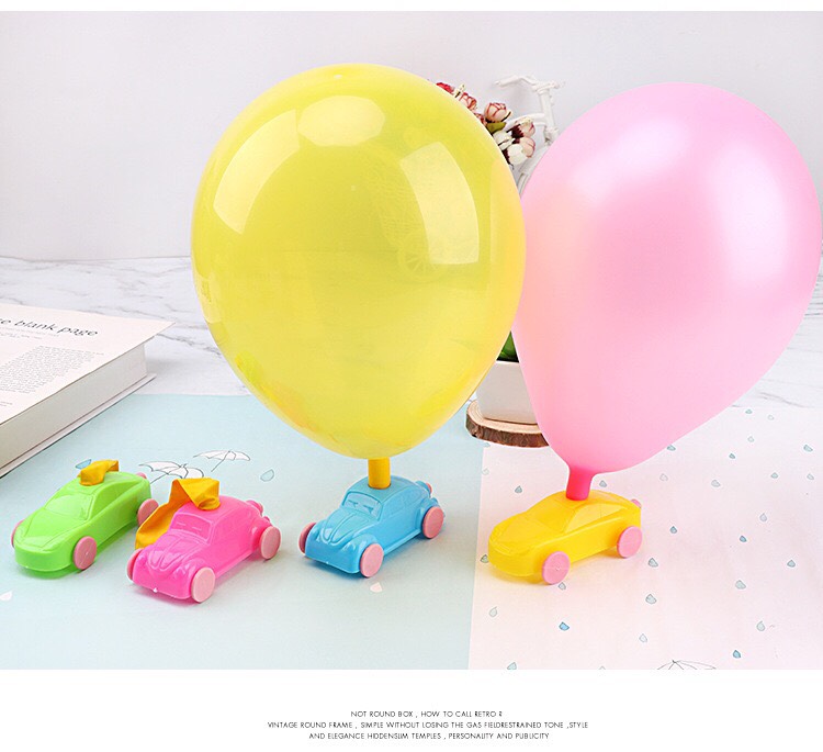 Đồ chơi xe ô tô bơm bong bóng bay độc đáo lạ mắt dành cho bé
