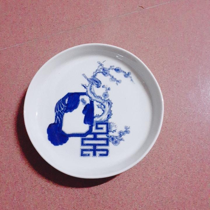 ĐĨA CẢNH SỨ BÁT TRÀNG PHI 18CM