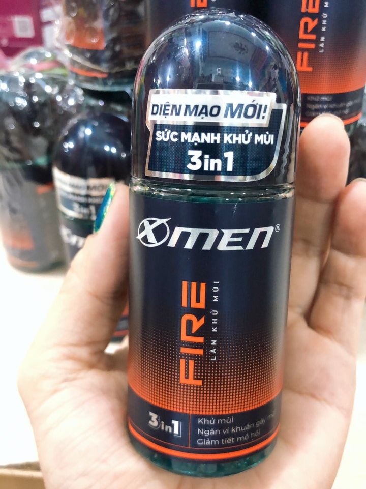 [HCM]Lăn khử mùi X-Men Fire chai 50ml
