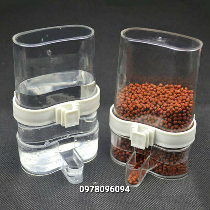 Bình nước tự động cho chim bình thức ăn hạt cho chim bình nước mica tự động cho chim