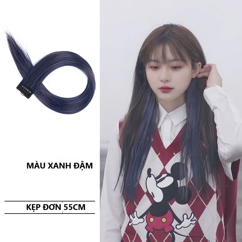 Tóc light mảnh, mẫu tóc light kẹp tạo kiểu