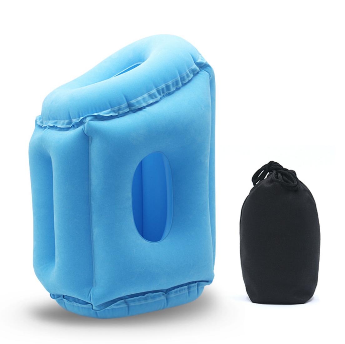 Online Mall - Gối hơi ngủ úp mặt đỡ tay (27x32x37)cm (Grey)