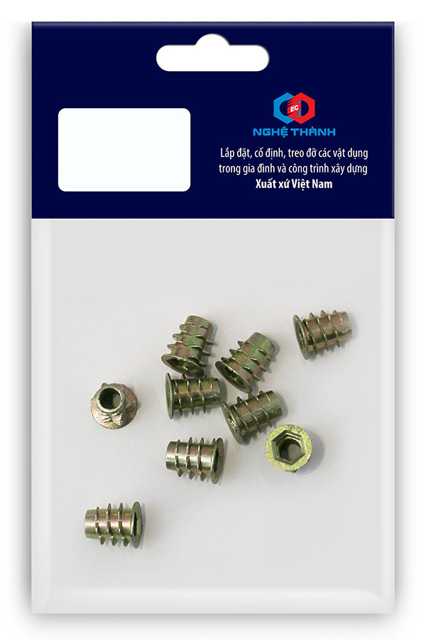 Ốc cấy gỗ ( dùng với bù lon) hiệu EC [HCM]