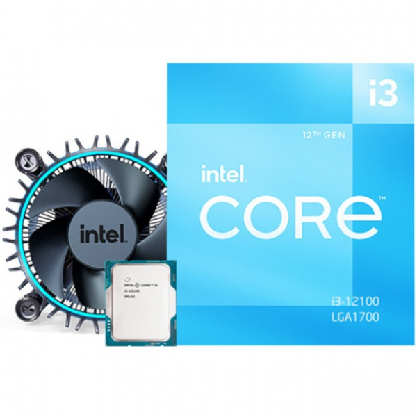 CPU INTEL CORE I3 12100 Tray ( 4 NHÂN 8 LUỒNG / 3.3 - 4.3 GHZ / 12MB / INTEL® UHD GRAPHICS 730 )