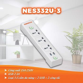 Ổ cắm có dây 3M + công tắc, Nanoco