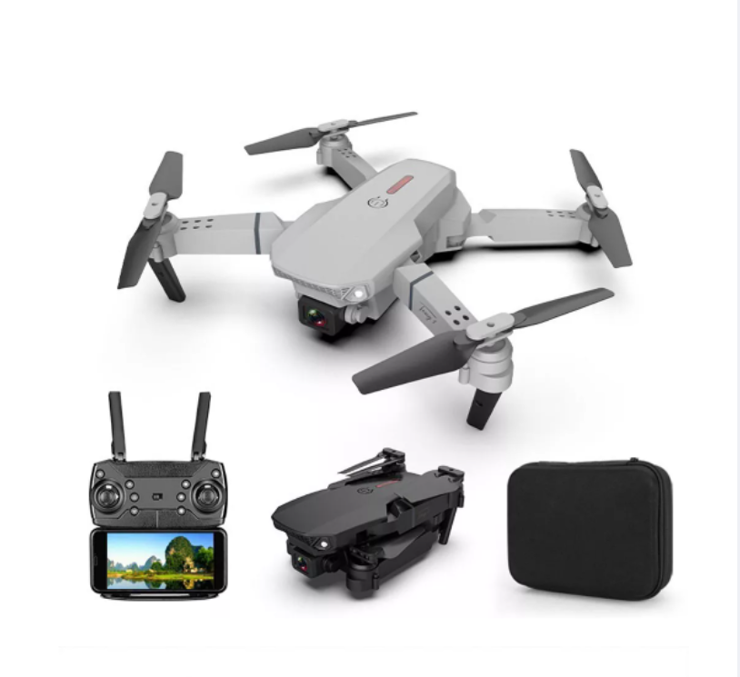 Flycam E88 Pro camera 4K, pin 1800mAh mẫu 2021