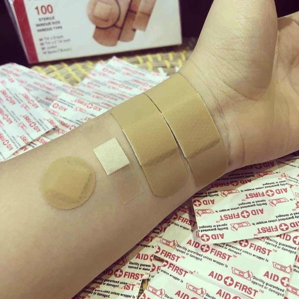 Băng cá nhân hộp 100 miếng