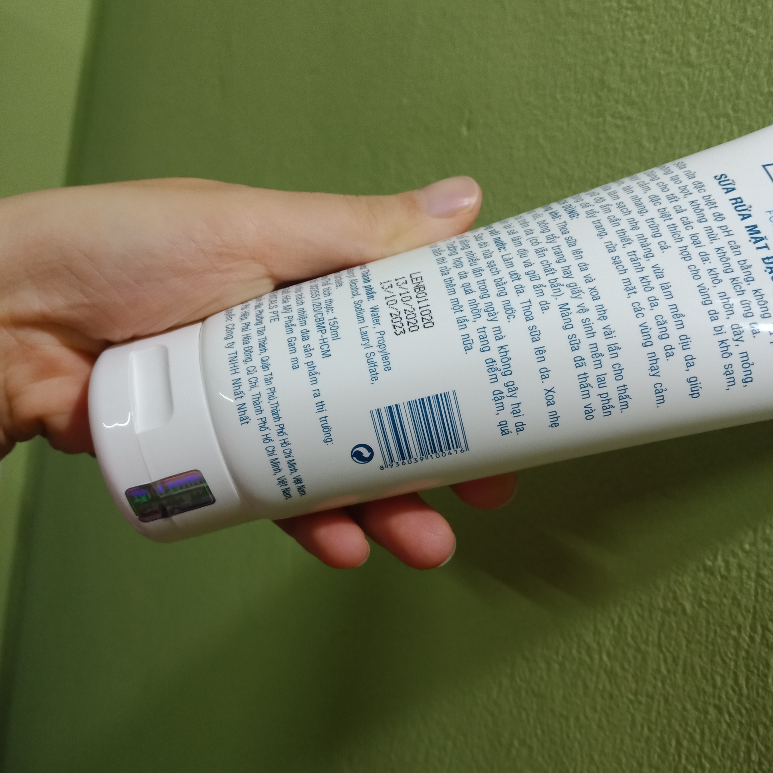 SỮA RỬA MẶT LENKA 150ML