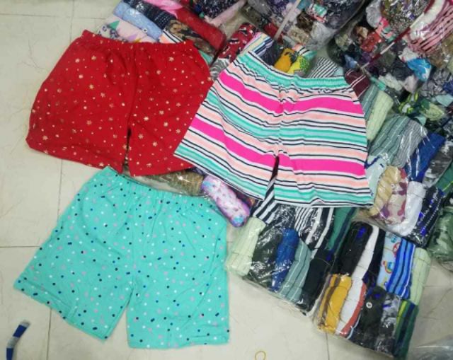 Set 5 Quần đùi size đại cho bé gái 10-35 kg