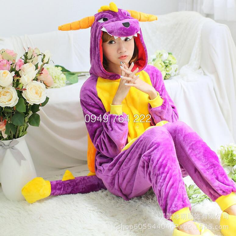 Bộ Đồ Thú Rồng Tím 💜 Bộ Đồ Thú Giá Rẻ