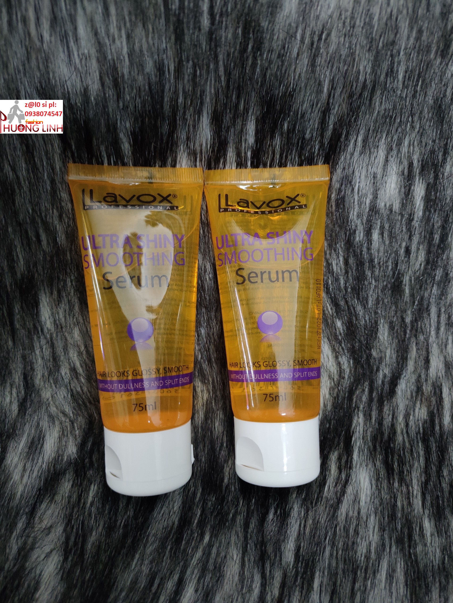 Serum dưỡng tóc Lavox tuýp màu cam 75ml