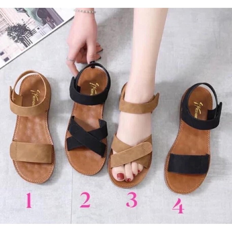 Sandal quai da lộn siêu mềm