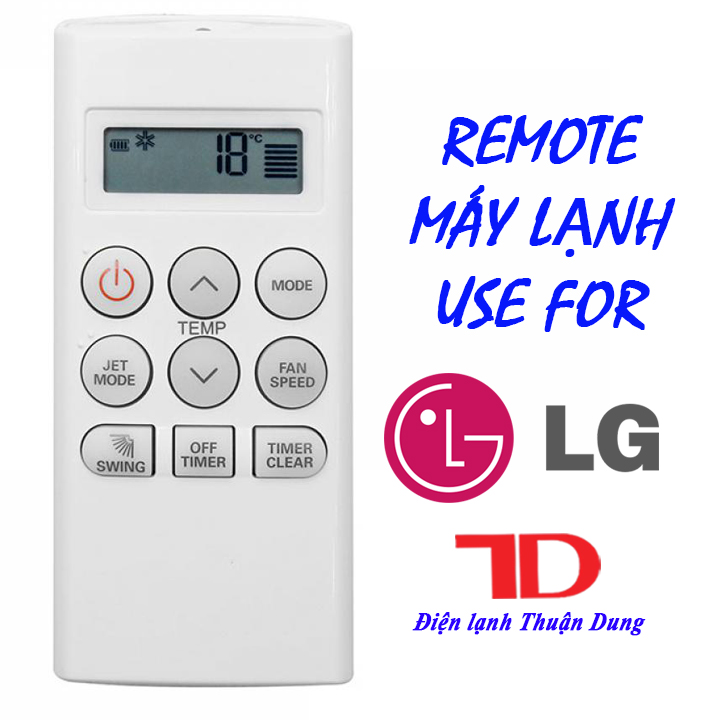 Remote điều khiển dùng cho máy lạnh LG - Điện Lạnh Thuận Dung