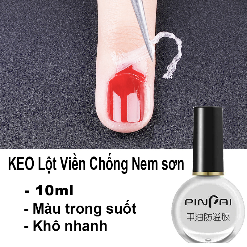 Chai Keo Lột Viền Chống Lem Sơn Móng 10ml PINPAI