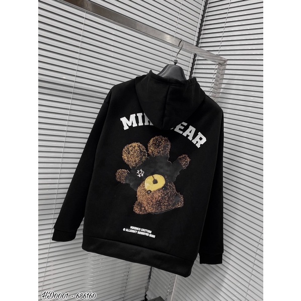 Áo gấu mikebaer hoodie nỉ bông dày đẹp ấm, áo hoodie nỉ bông, áo hoodie gấu mikebear , áo hoodie cặp đôi, hoodie 2 mũ gấu, hoodie zip, áo khoác nỉ, áo hoodie xương