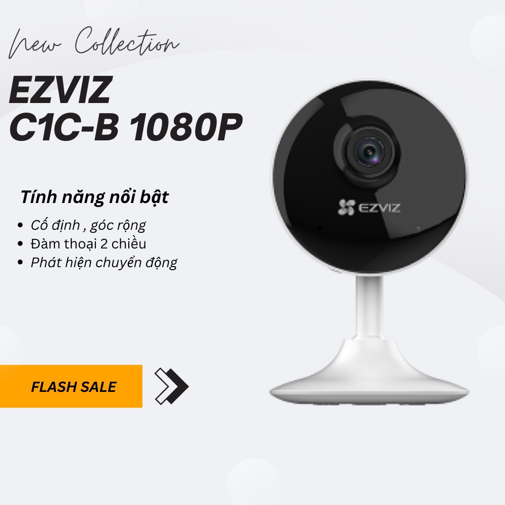 Camera ip wifi ezviz c1c-b 2mp, full hd 1080p - đàm thoại 2 chiều, bảo hành 2 năm