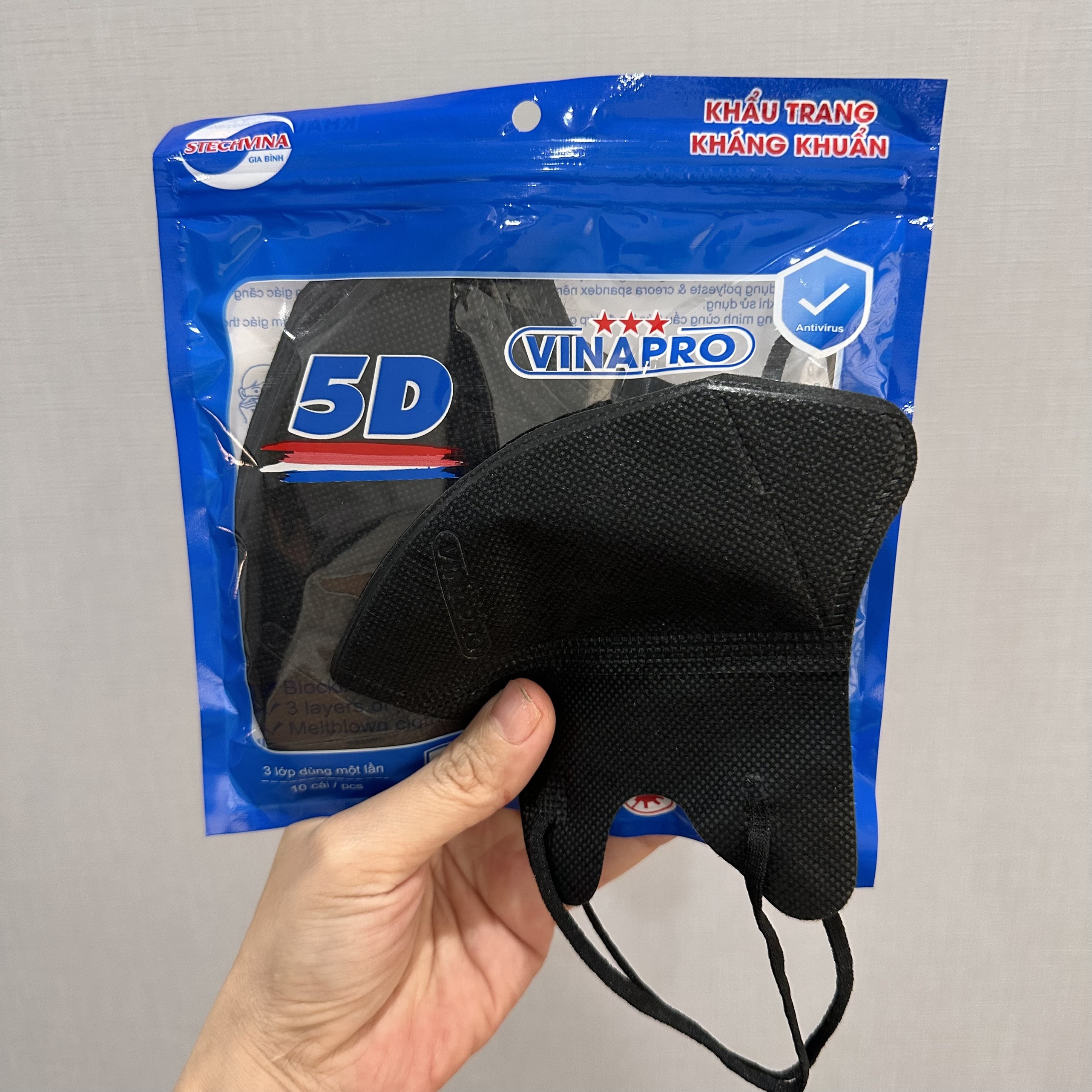 Thùng 200 Chiéc Khẩu Trang 5D Mask Vinapro