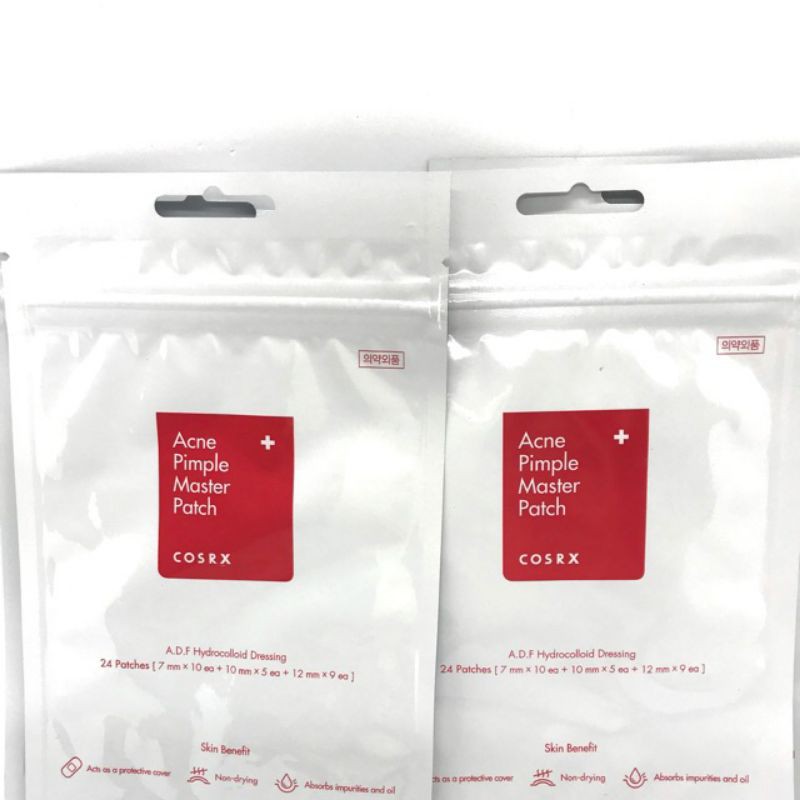 Miếng Dán Xoá Tan Mụn Viêm Cosrx Acne Pimple Master 24 Miếng Dán
