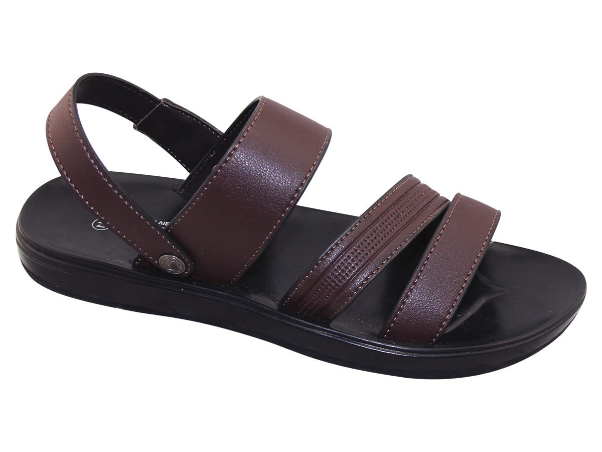 [Hoàn Xu] [SALE GIẢM SỐC] GIÀY DÉP SANDAL QUAI HẬU DA ĐẾ BẰNG NAM BITA'S - SPS.129 (ĐEN + NÂU) - BITAS