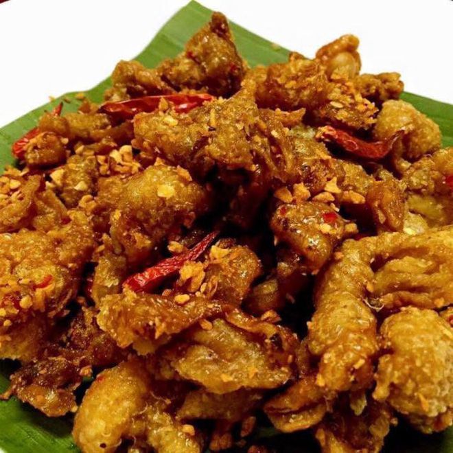 [HCM]100gr da heo cháy tỏi