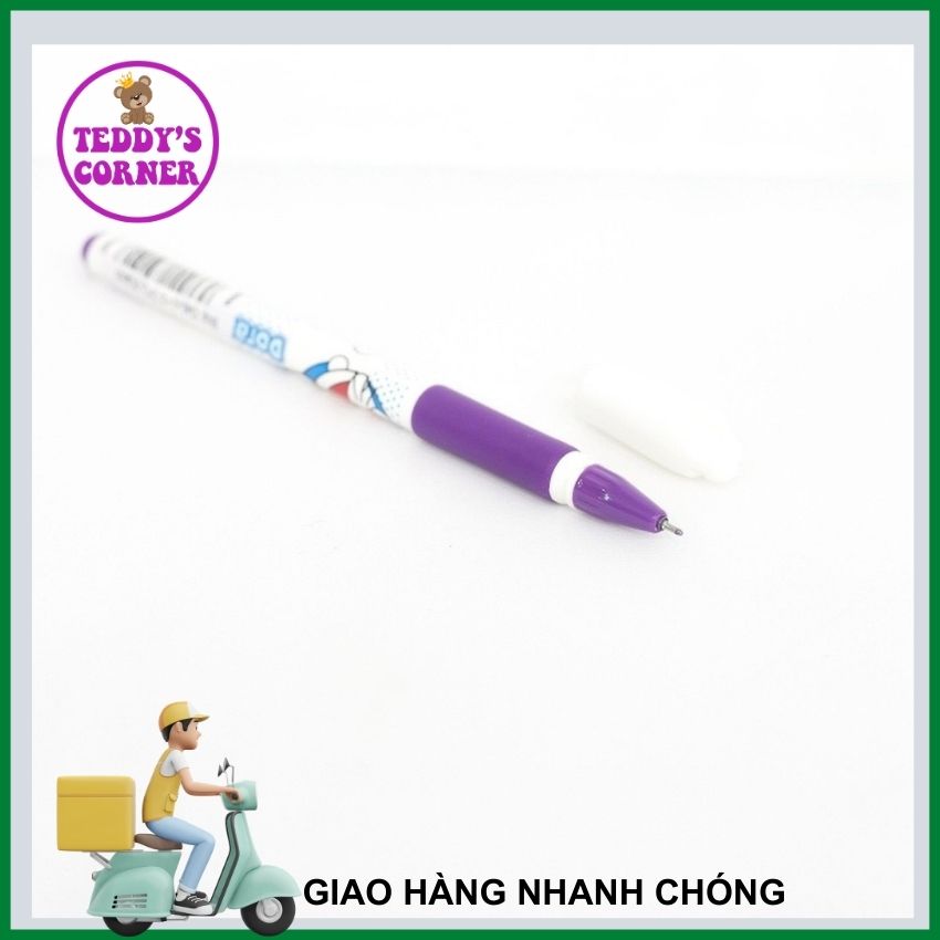 [HCM] 01 Cây  Bút Mực Nước Thiên Long Doraemon Nét 0.5Mm Màu Tím; TEDDY CORNNER
