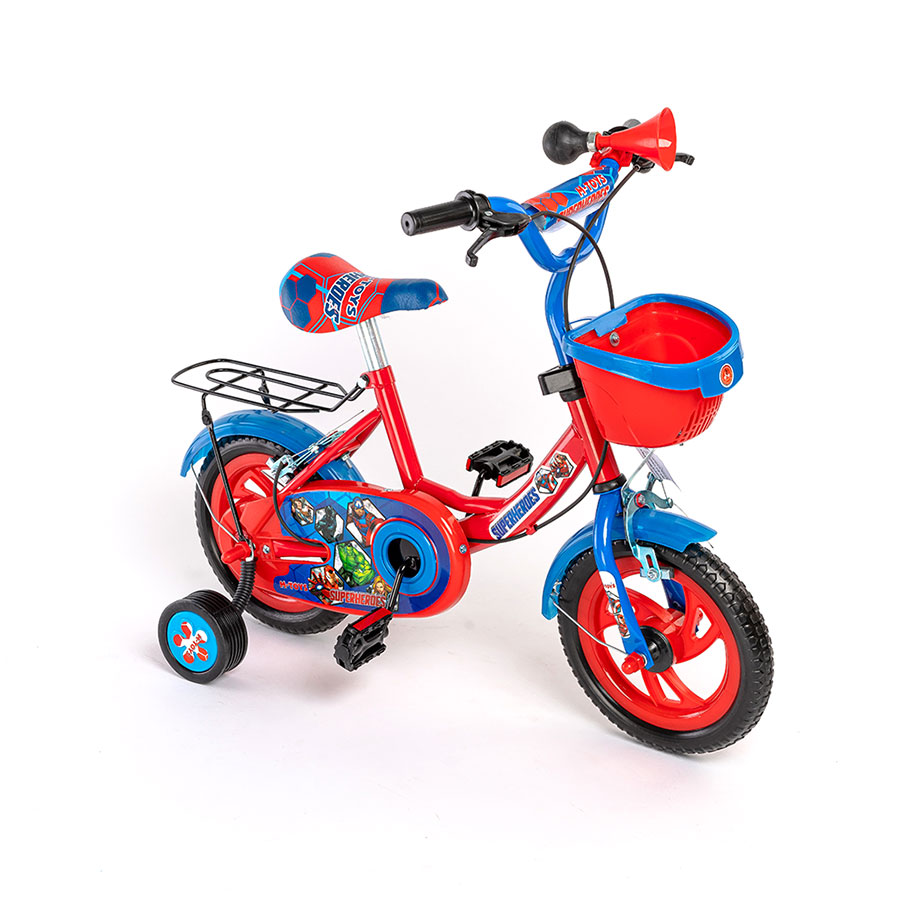 Xe đạp trẻ em hai bánh 12 inch Super Hero Đại Phát Tài khung Sắt dành cho