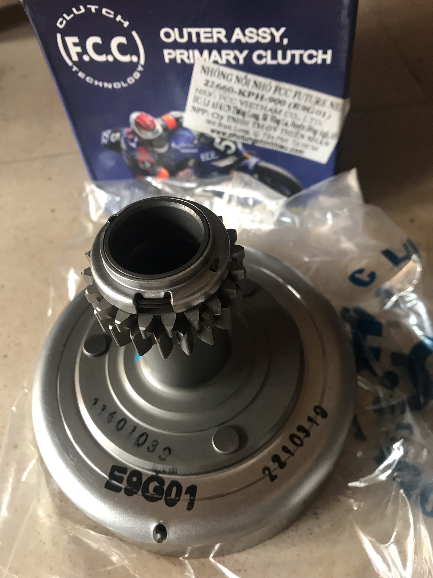 Nhông nồi (chuông nồi) xe Future Neo ( FU NEO) thương hiệu Fcc